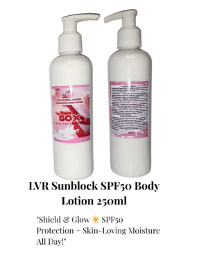 LVR Sunblock SPFβ―50 Whitening Lotion 250β―ml